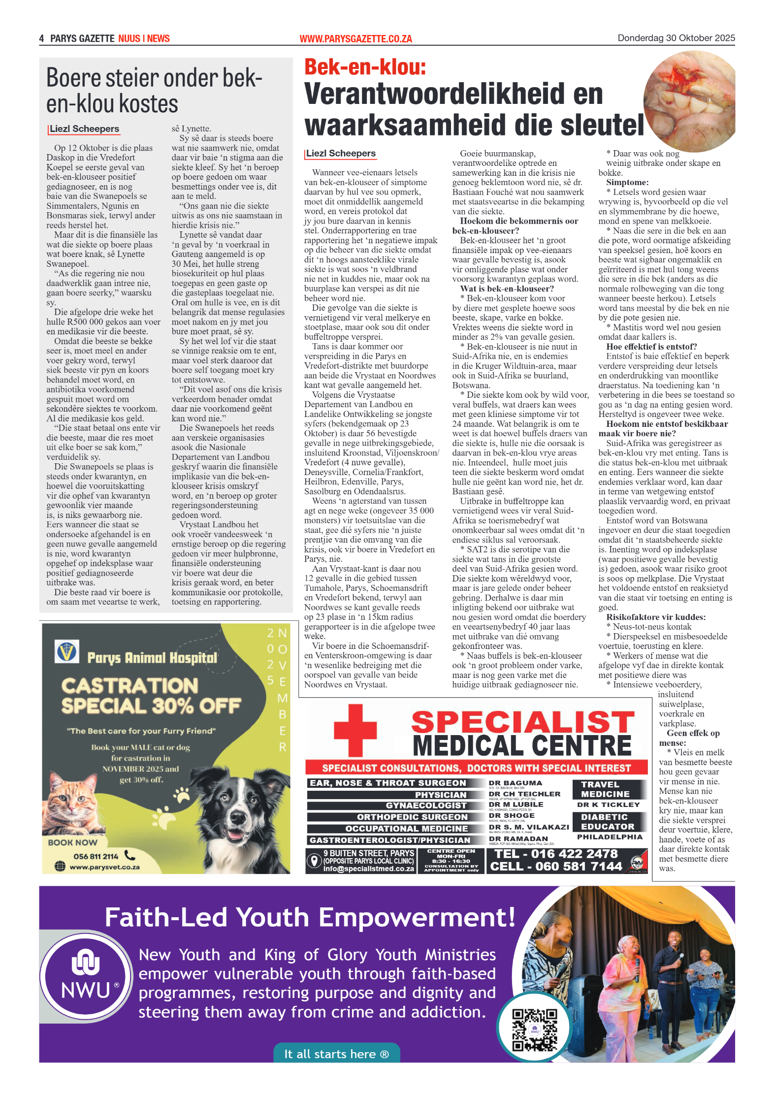Parys Gazette 30 Oktober 2025 page 4